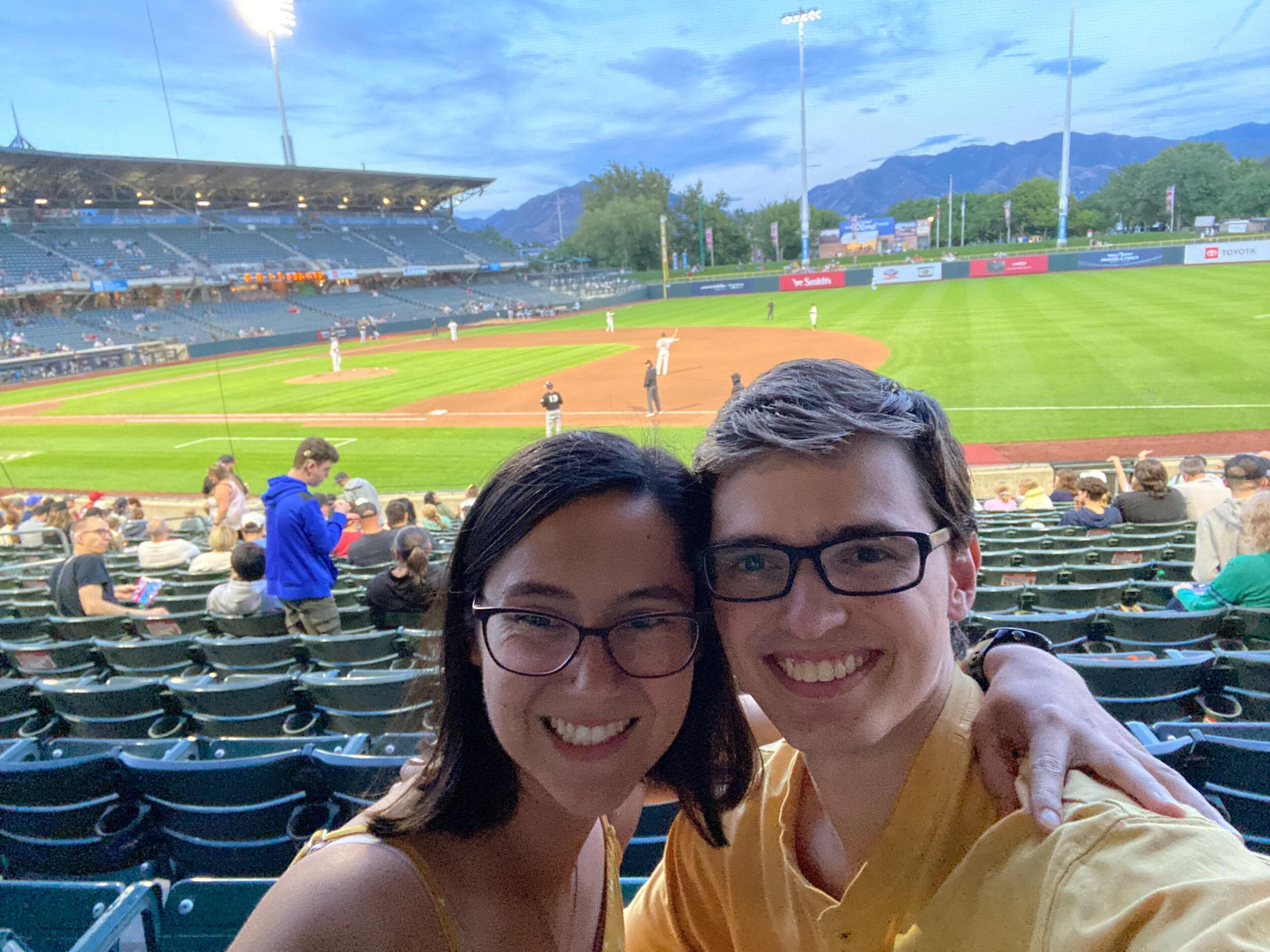 After their longest long-distance stint (7 months!), Sara visits Teddy in Salt Lake City. Go Bees!