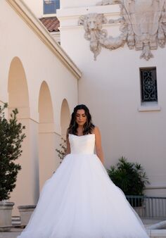Essense of Australia D3685 Ball Gown Wedding Dress