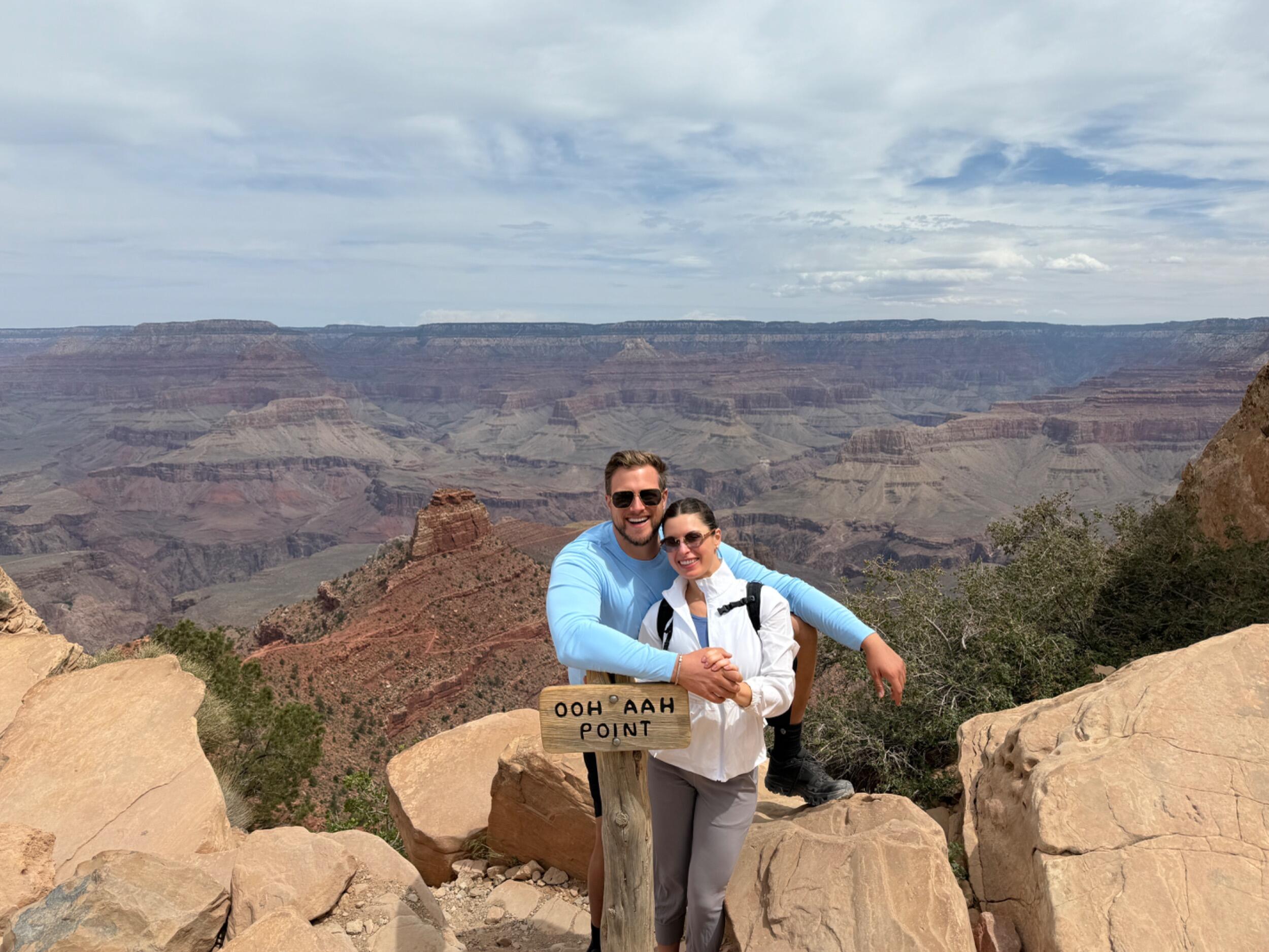 David and Gail see the Grand Canyon for the first time!