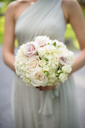 Champagne Amsale Bridesmaid Dresses