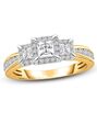 Kay Jewelers Unique Princess Cut Engagement Ring - thumbnail - 1