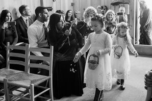 Nordic-Style Flower Girl Dresses with Boots and Flower Crowns