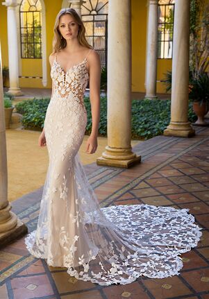 Blue by Enzoani Petal Mermaid Wedding Dress