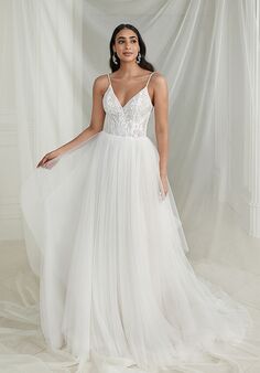 Justin Alexander Emmie A-Line Wedding Dress