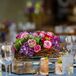 Bird's Nest Centerpiece Filled With Flowers