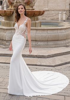 ÉTOILE Bardot Mermaid Wedding Dress