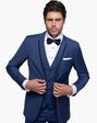 Generation Tux Mystic Blue Edge Lapel Tux Blue Tuxedo - thumbnail - 1