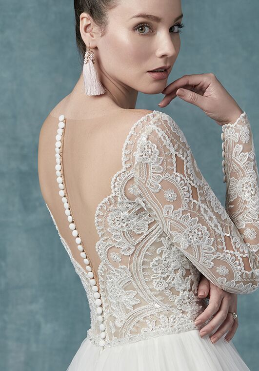 Maggie Sottero MALLORY DAWN Ball Gown Wedding Dress - 2
