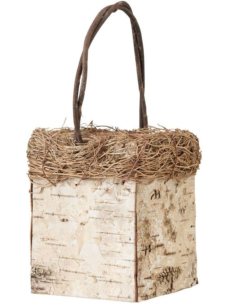 birch square basket