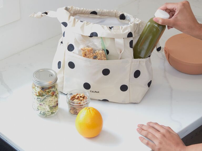 Insulated lunch bag gift idea for 18th anniversary. 