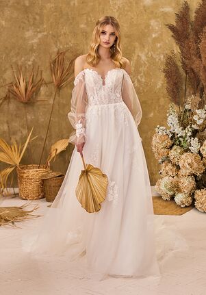 Simply Val Stefani Fairy A-Line Wedding Dress