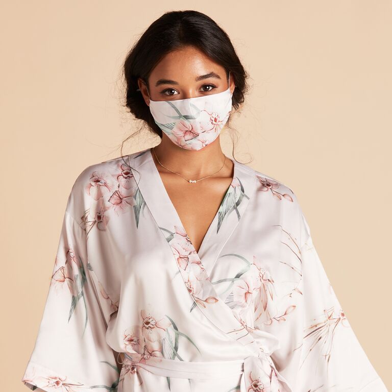 birdy grey bridesmaid face mask