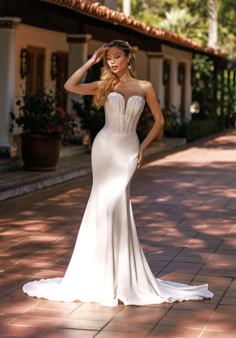 Simply Val Stefani Abilene Mermaid and Trumpet Wedding Dress