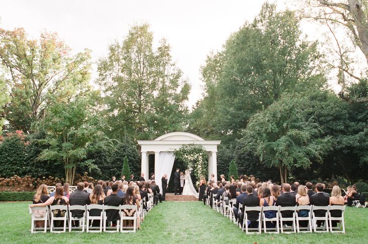 Romantic Duke Mansion Garden Ceremony