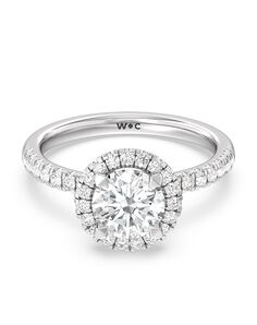 With Clarity Glamorous Cushion, Emerald, Radiant, Round, Oval Cut Engagement Ring