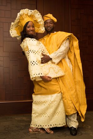 Yellow Traditional African Attire