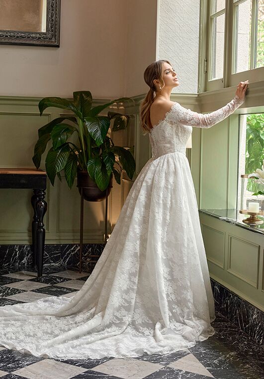Essense of Australia D4466 A-Line Wedding Dress - 5
