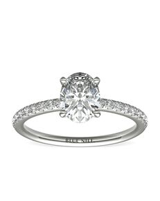 Blue Nile Oval Cut Engagement Ring