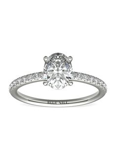 Blue Nile Oval Cut Engagement Ring