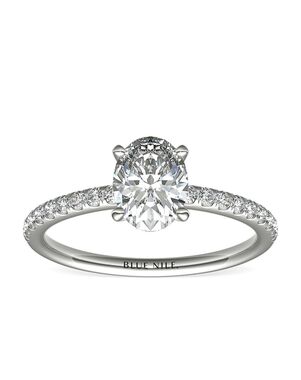 Blue Nile Oval Cut Engagement Ring