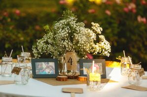Oversize Baby's Breath Reception Centerpieces