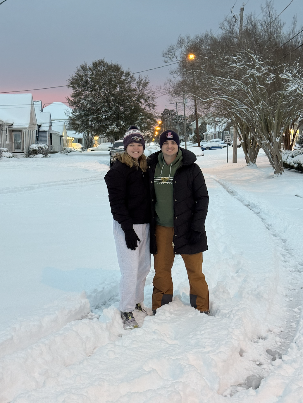 New Orleans snow day.