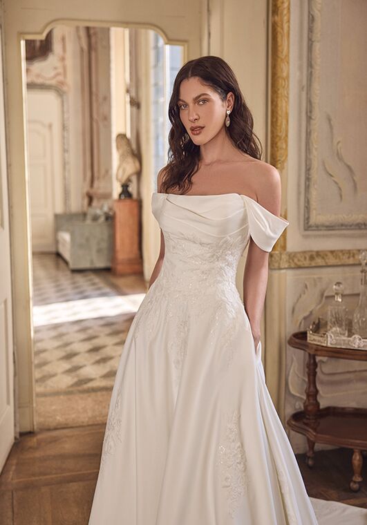 Justin Alexander Larissa A-Line Wedding Dress - 3