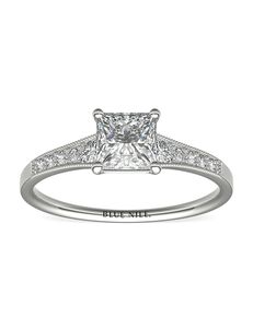 Blue Nile Princess Cut Engagement Ring
