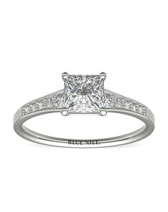 Blue Nile Princess Cut Engagement Ring