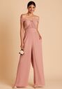 Birdy Grey Gigi Convertible Jumpsuit in Chiffon Dusty Rose Sweetheart Bridesmaid Dress - thumbnail - 3