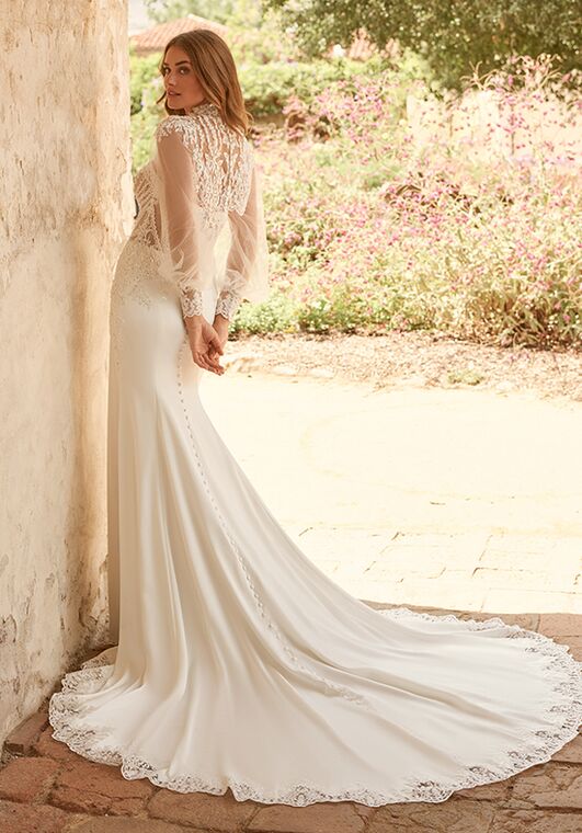 Maggie Sottero YATES Sheath Wedding Dress - 4