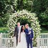 Lawn Games Filled This Couple's Relaxed Backyard Wedding Reception in Ann Arbor, Michigan