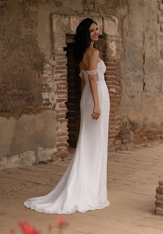 Simply Val Stefani Monet Mermaid and Trumpet Wedding Dress - 2