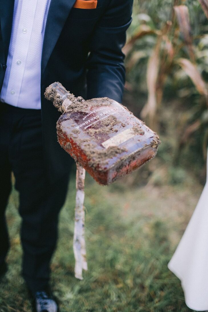 Buried Bottle of Bourbon From Wedding in Chadbourn, North Carolina
