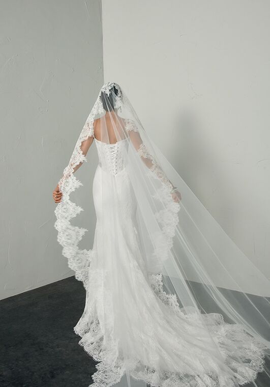 Justin Alexander Signature Valour Fit-and-Flare Wedding Dress - 2