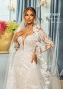 KITTY CHEN SHARON, H2338 Fit-and-Flare Wedding Dress - thumbnail - 2