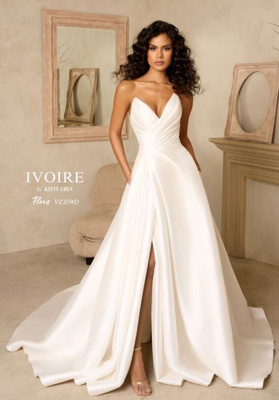 IVOIRE by KITTY CHEN FLORA, V2304D A-Line Wedding Dress - 1