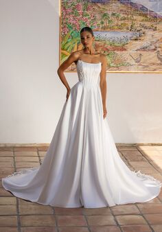 Moonlight Tango T203 A-Line Wedding Dress