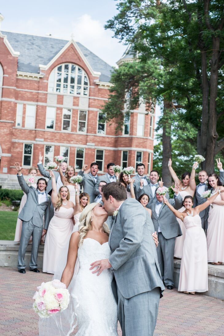"It was a beautiful day with all the people we love most," Eileen says. "The location definitely made it special since it was where we first met."