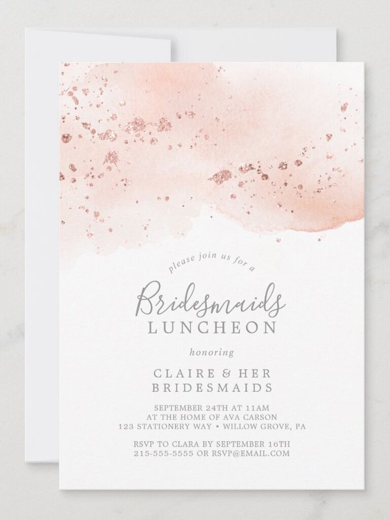 Free Printable Bridesmaid Luncheon Invitations