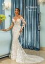 KITTY CHEN SHARON, H2338 Fit-and-Flare Wedding Dress - thumbnail - 3