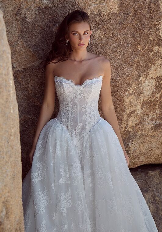 Calla Blanche 126113 Serafina Ball Gown Wedding Dress - 3