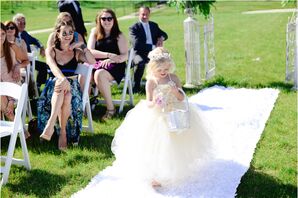 Flower Girl in Tulle Dress