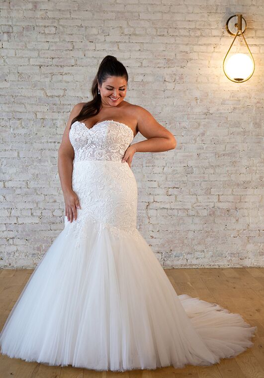 Stella York 7544 Fit-and-Flare Wedding Dress - 6