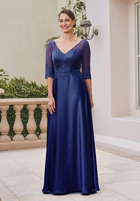 Jade Couture Mother of the Bride by Jasmine K248016 Blue Mother Of The Bride Dress - 1