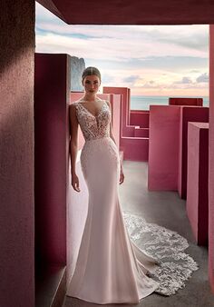 Madison James Liberty- MJ808 Sheath Wedding Dress