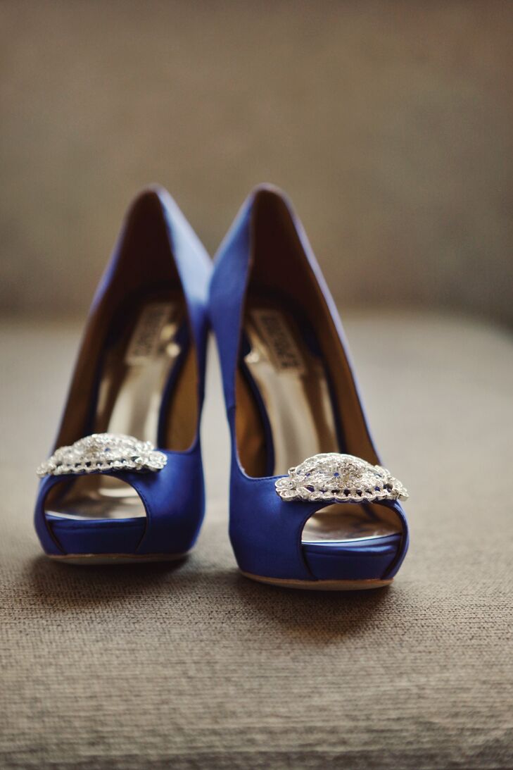 Blue Bridal Shoes