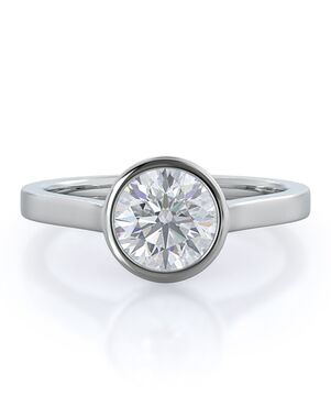 With Clarity Classic Round, Oval Cut Engagement Ring