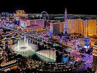 Aerial view of the Las Vegas Strip