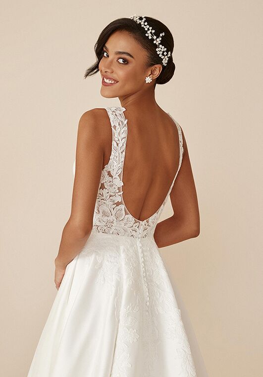 Justin Alexander Devan Ball Gown Wedding Dress - 3